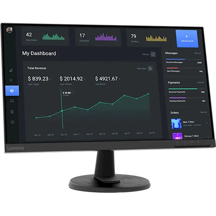 Full HD монитор Lenovo C24-40 - фото 2