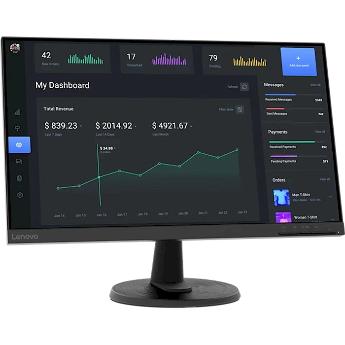Full HD монитор Lenovo C24-40 - фото 2