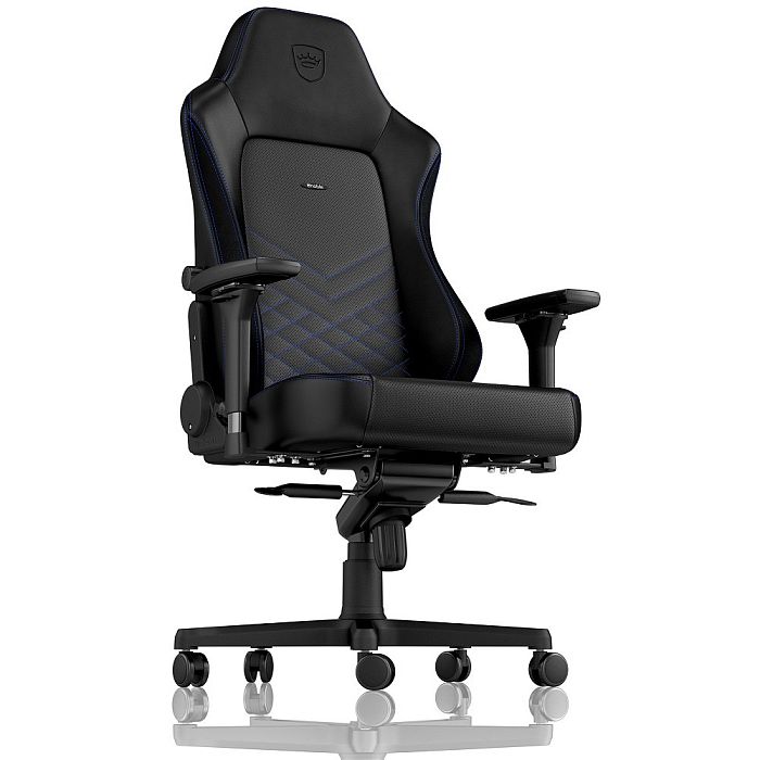 Игровое кресло Noblechairs HERO Black/Blue (NBL-HRO-PU-BBL) - фото 1