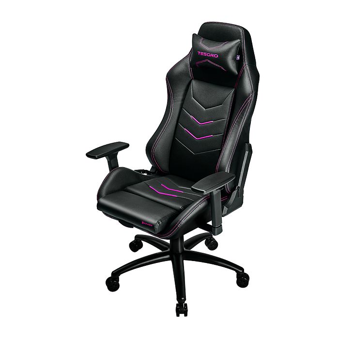 Игровое кресло Tesoro Alphaeon S3 Black Pink - фото 2