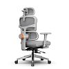 Компьютерное кресло FoxGear NETZ модель X, серый (FG-NETZ-X-GY) - фото 3
