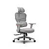 Компьютерное кресло FoxGear NETZ модель XO, серый (FG-NETZ-XO-GY) - фото 3