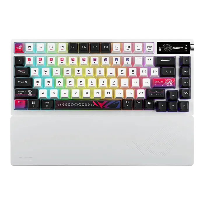 Игровая клавиатура ASUS ROG Azoth X M704, NX Snow, белый (90MP044F-BKRA30) - фото 1