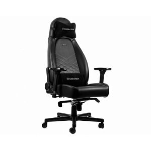 Игровое кресло Noblechairs ICON Black/Platinum White (NBL-ICN-PU-BPW)