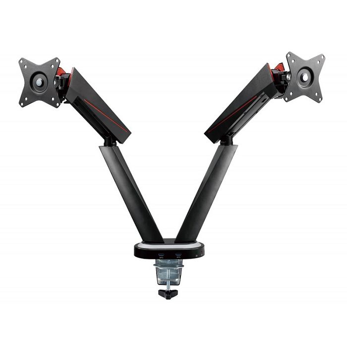 Геймерский кронштейн для монитора FoxGear LDT39-C024U c RBG подсветкой и USB портами - фото 1