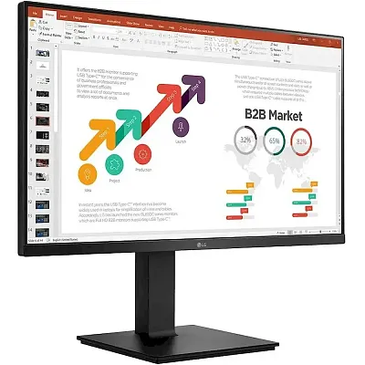 Full HD монитор LG 27BP450Y-B - фото 2