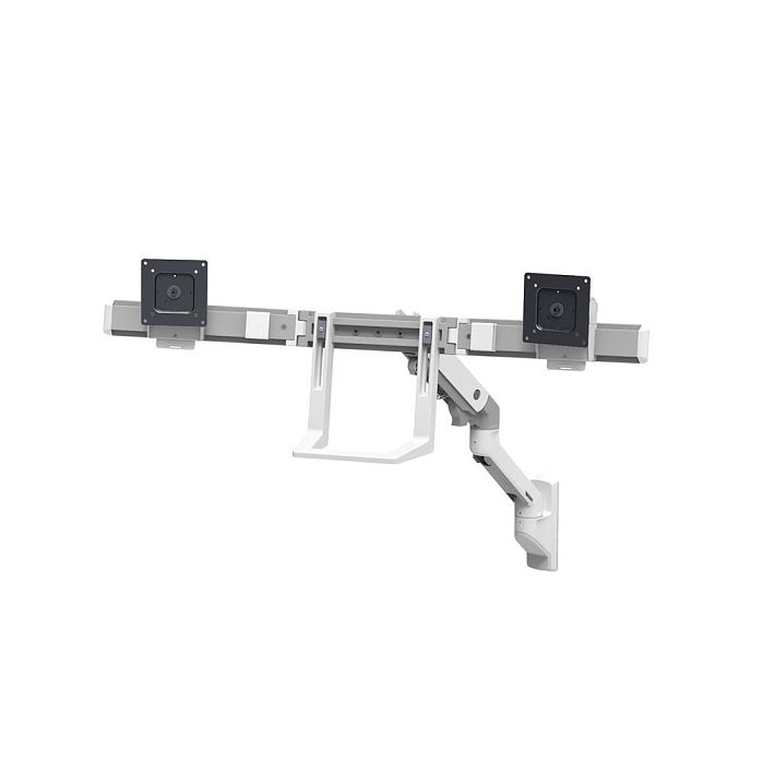 Кронштейн для монитора Ergotron HX Wall Dual Monitor Arm (white) (45-479-216) - фото 2
