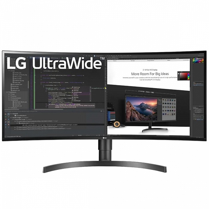 3.5K монитор LG 34WN80C-B - фото 1