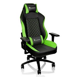 Игровое компьютерное кресло Thermaltake GT Comfort GTC 500 black/green (GC-GTC-BGLFDL-01)