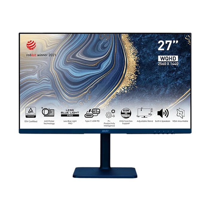 WQHD монитор MSI Modern MD272QP Ultramarine - фото 1