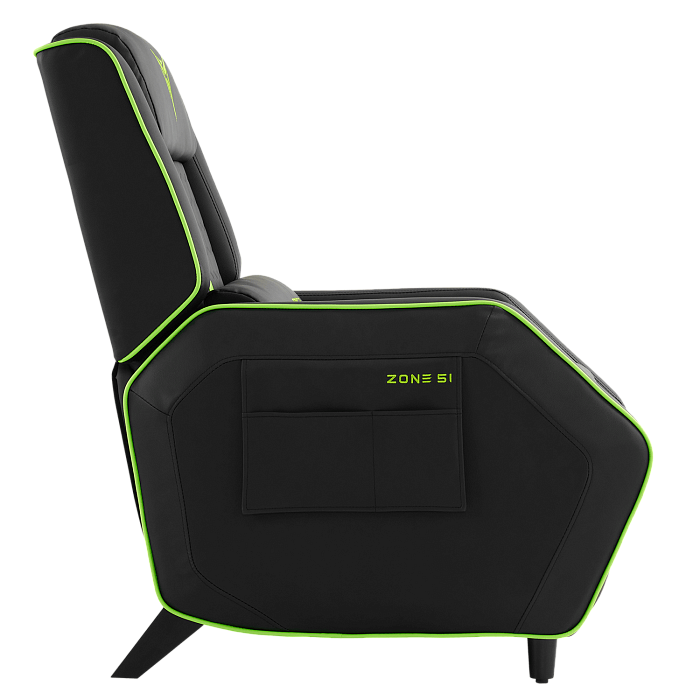 Компьютерная софа ZONE 51 RIDER Black-Green (Z51-RID-BG) - фото 3