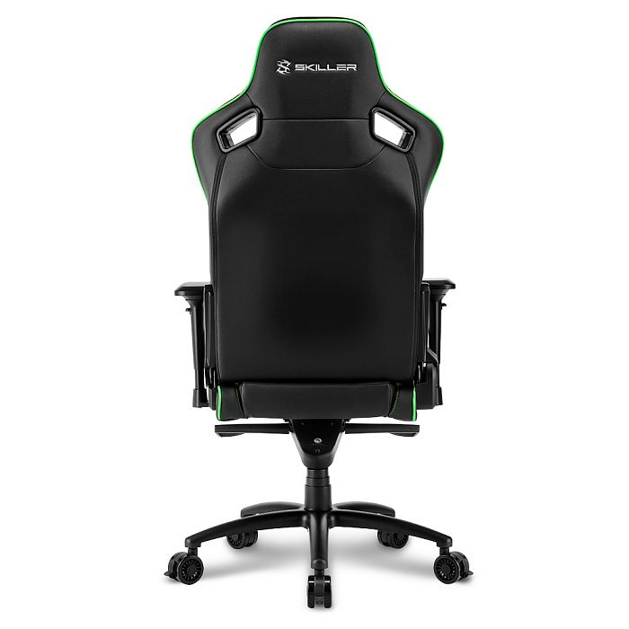 Игровое кресло Sharkoon Skiller SGS4 Black Green (SGS4-BK/GN) - фото 3