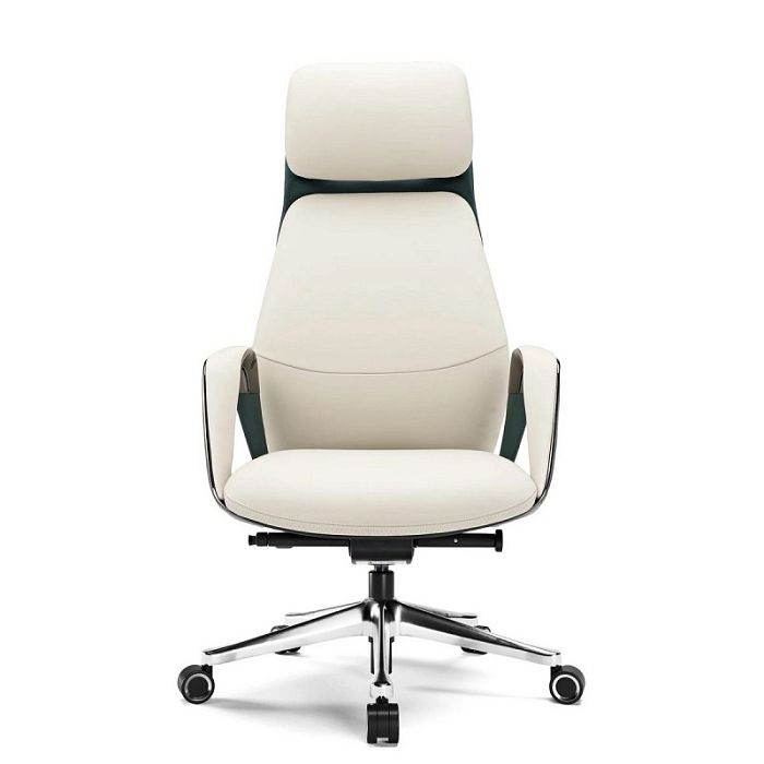Компьютерное кресло Eureka OC07 SERENE (Nappa кожа), белое (ERK-OC07-OW) - фото 1