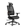 Компьютерное кресло FoxGear NETZ модель E, черный (FG-NETZ-E-BK) - фото 2