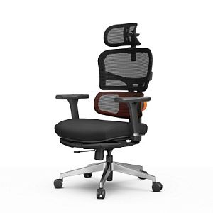 Компьютерное кресло FoxGear NETZ модель X, черный (FG-NETZ-X-BK)