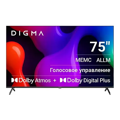 4K телевизор Digma DM-LED75UQB31 - фото 1