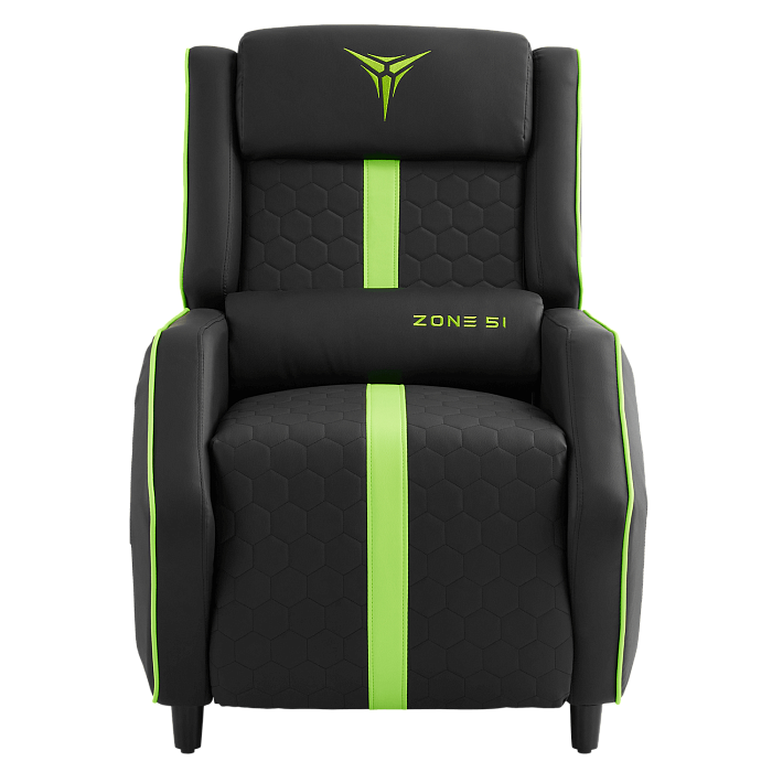Компьютерная софа ZONE 51 RIDER Black-Green (Z51-RID-BG) - фото 2