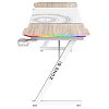 Компьютерный стол Zone TRINE 160 RGB Wood/White (Z51-T6R-WD) - фото 3