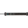 Сетевой фильтр Brennenstuhl Premium-Protect-Line 60 000 А 6 розеток, кабель 3 м., H05VV-F 3G1.5 черный 1391010600 - фото 2