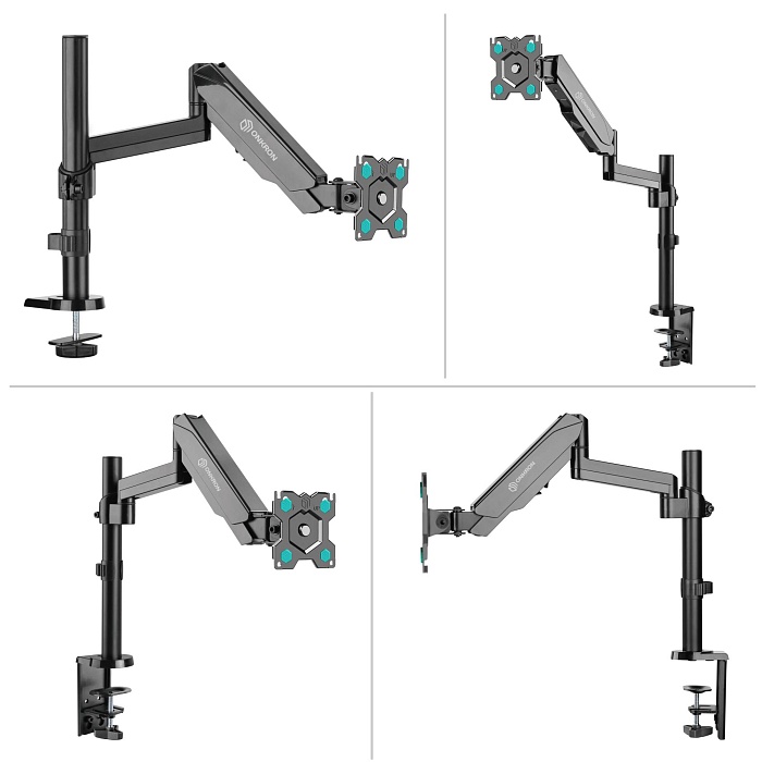 ONKRON кронштейн (держатель) для монитора 13"-34" дюймов настольный, черный G70 (G70-B) - фото 3