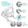 ONKRON кронштейн для монитора 13"-32" настольный, белый G160 (G160-W) - фото 3