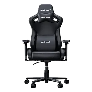 Кресло игровое Anda Seat Kaiser Frontier, цвет черный, размер XL (150кг), материал ПВХ (модель AD12) (AD12YXL-17-B-PV)