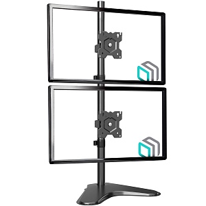 ONKRON кронштейн для двух мониторов 13"-34" настольный, чёрный D208FS (D208FS-B)