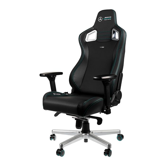 Игровое кресло Noblechairs EPIC Mercedes-AMG Petronas Formula One Team 2021 Edition (NBL-EPC-PU-MPF) - фото 1