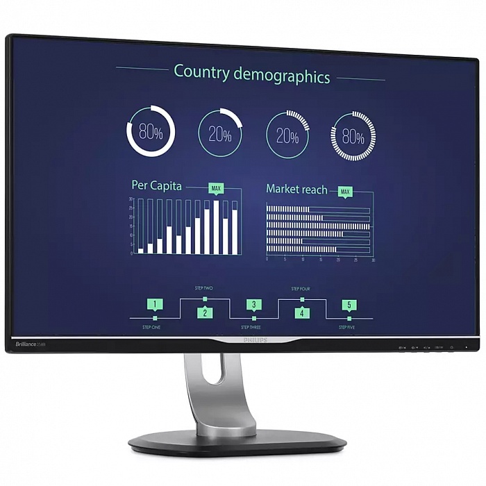 WQHD монитор Philips 258B6QUEB - фото 2