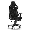 Игровое кресло Noblechairs EPIC Black/Gold (NBL-PU-GOL-002) - фото 1