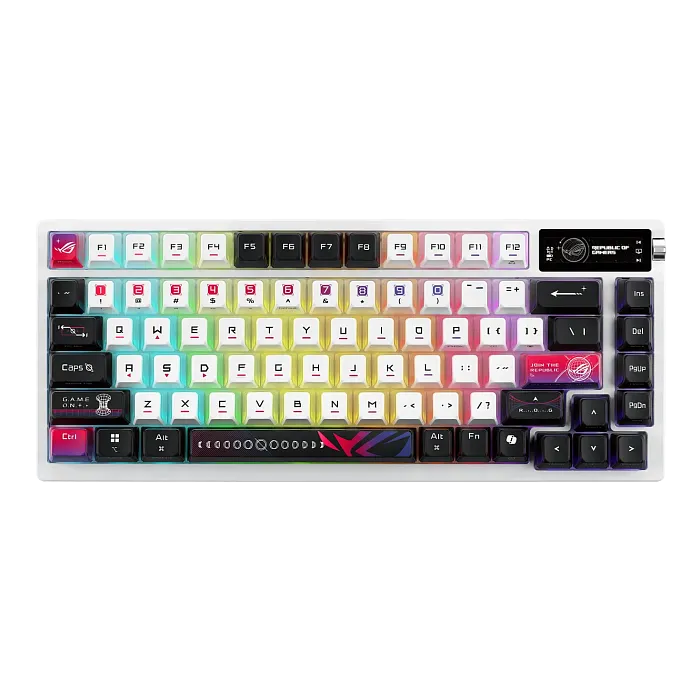 Игровая клавиатура ASUS ROG Azoth X M704, NX Snow, белый (90MP044F-BKRA30) - фото 4