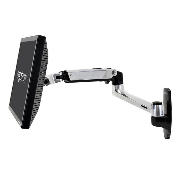 Настенный кронштейн Ergotron LX Wall Monitor Arm (polished aluminum) (45-243-026) - фото 1