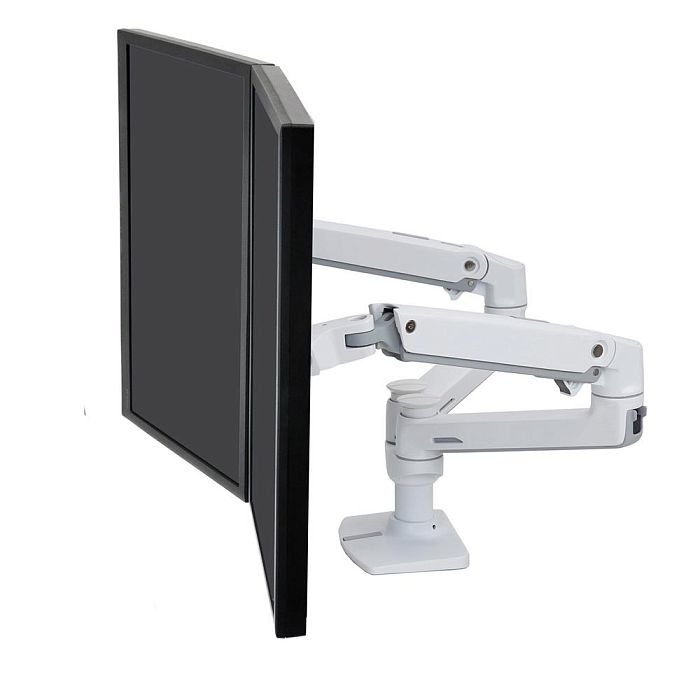 Кронштейн для мониторов Ergotron LX Dual Side-by-Side Arm (45-491-216) - фото 2
