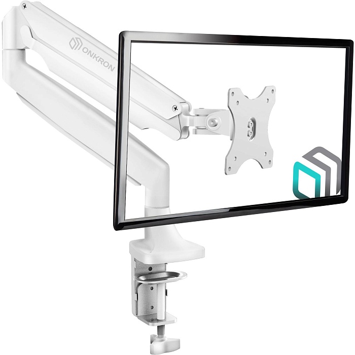ONKRON кронштейн для монитора 13"-32" настольный, белый G100 (G100-W) - фото 1