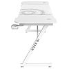 Компьютерный стол Zone 51 TRINE 160 White (Z51-T6N-WH) - фото 2