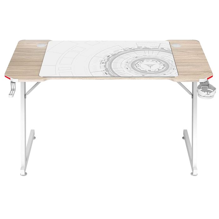 Компьютерный стол Zone TRINE 140 RGB Wood/White (Z51-T4R-WD) - фото 1