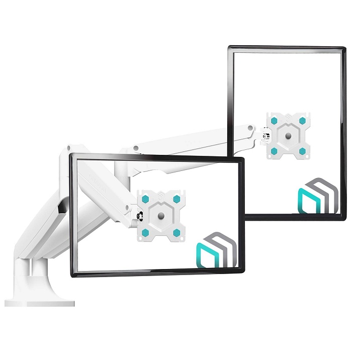 ONKRON кронштейн для монитора 13"-32" настольный, белый G200 (G200-W) - фото 2