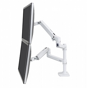 Двойное настольное крепление Ergotron LX Dual Stacking Arm (45-492-216)