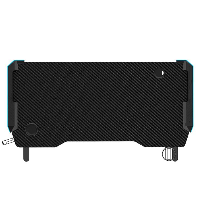 Стол для компьютера (для геймеров) с электроприводом и RGB-подсветкой FoxGear FG-ZE-49B (ширина 125 см) - фото 4