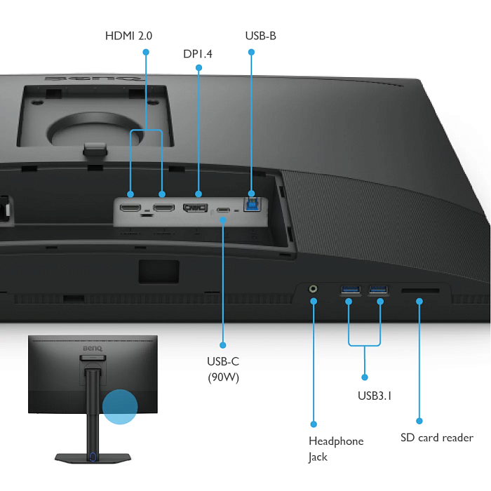 WQHD монитор BenQ SW272Q - фото 8