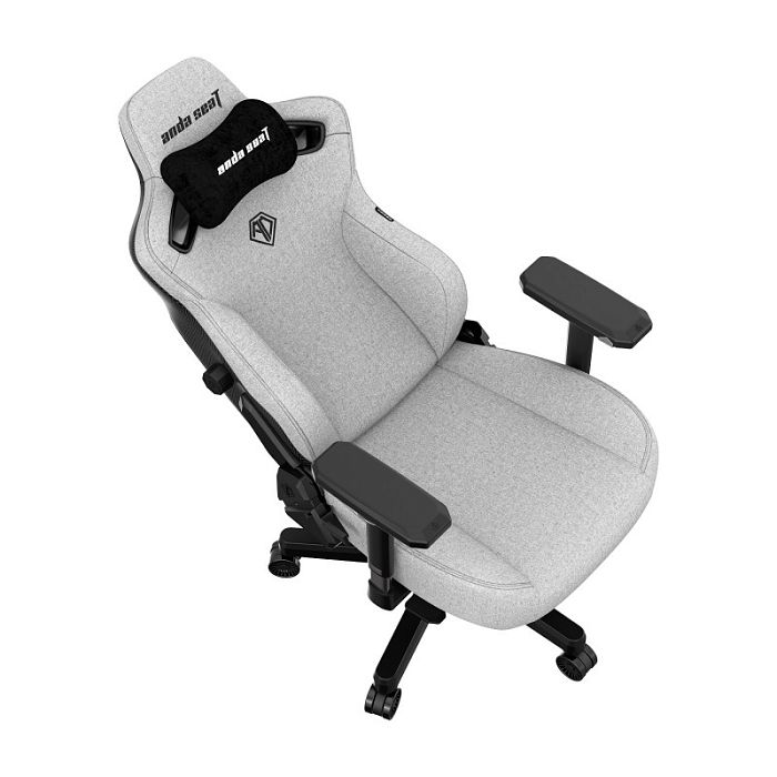 Компьютерное кресло AndaSeat Kaiser 3, цвет серый, размер L (AD12YDC-L-01-G-PV/F) - фото 2