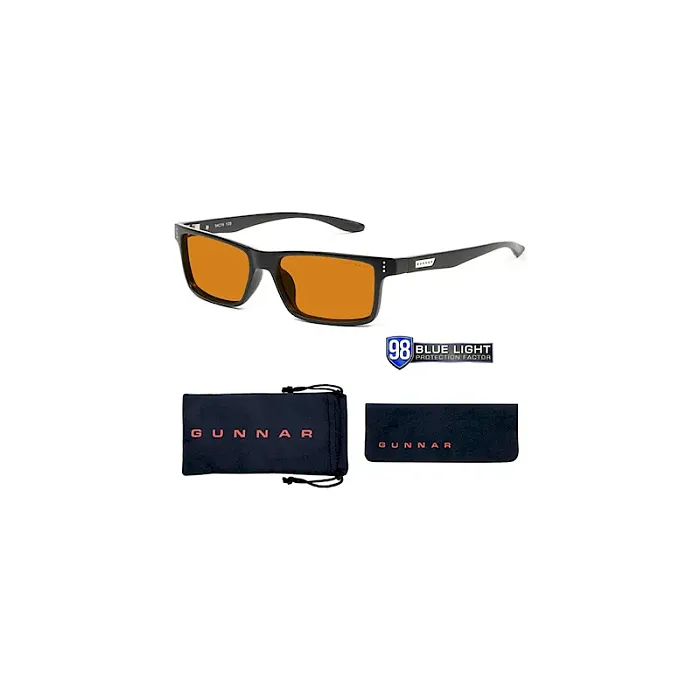 Очки для компьютера GUNNAR Vertex Amber Max, Onyx (VER-00112) - фото 4