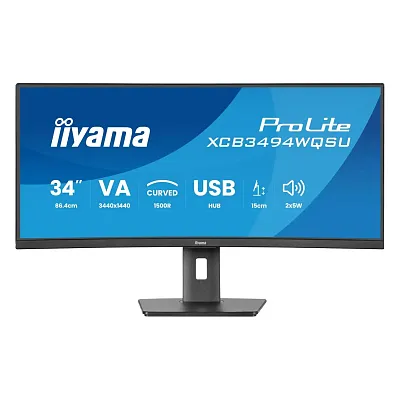 3.5K монитор iiyama ProLite XCB3497WQSNPH-B1 - фото 1