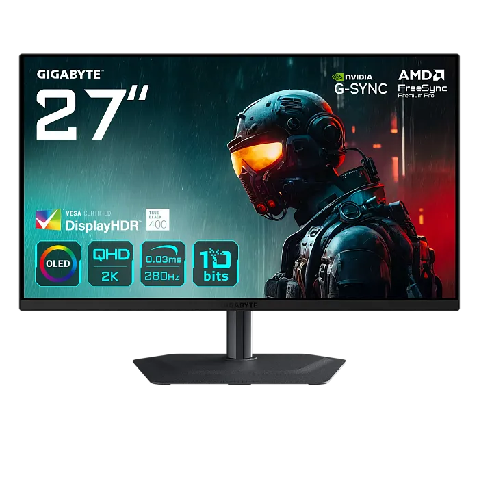 WQHD QD-OLED монитор Gigabyte MO27Q2A - фото 1