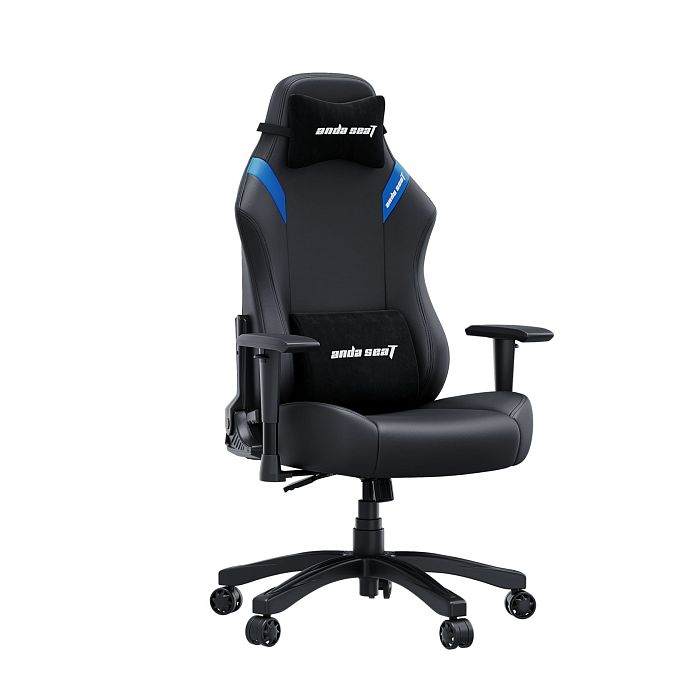 Компьютерное кресло AndaSeat Luna series Black&blue (AD18-44-BS-PV) - фото 1