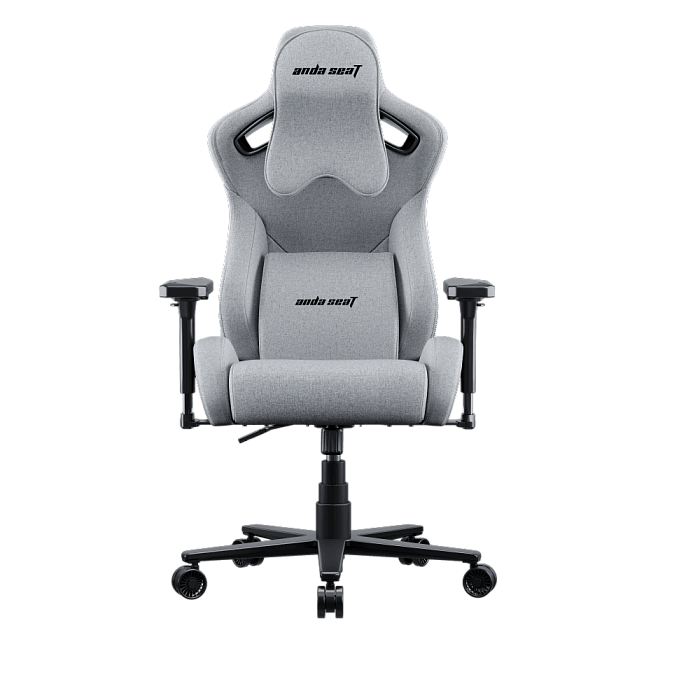 Кресло игровое Anda Seat Kaiser Frontier, цвет серый, размер ХL (150кг), материал ПВХ (модель AD12) (AD12YXL-17-G-F) - фото 3