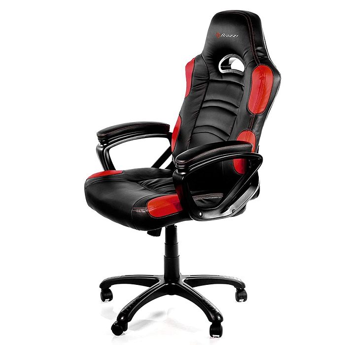 Компьютерное кресло для геймеров Arozzi Enzo Red - фото 1