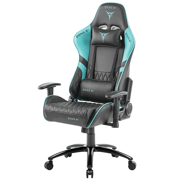 Компьютерное кресло ZONE 51 CLUBPOINT Black-Cyan (Z51-CLU-BC) - фото 1