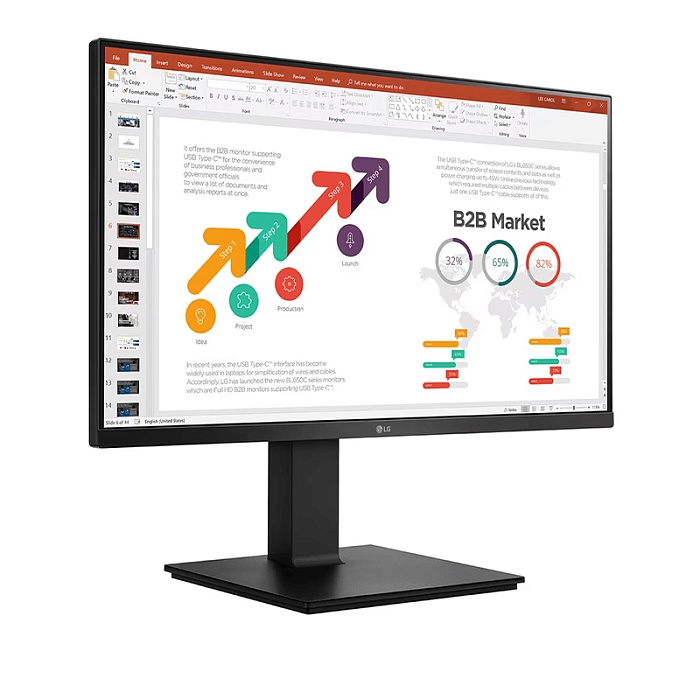 Full HD монитор LG 24BP450Y-B - фото 4