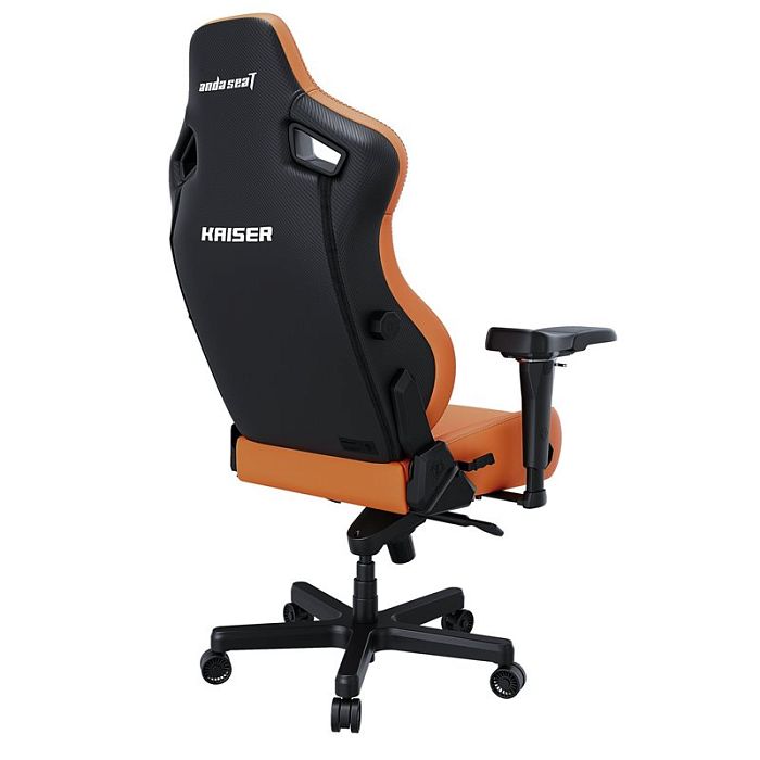 Компьютерное кресло Anda Seat Kaiser 4 XL Blaze Orange (модель AD12) (AD12YDDC-XLL-20-O-PV/C) - фото 2